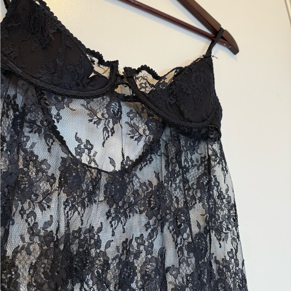 Victoria's Secret Very Sexy Black Lace Slip - Picture 3 of 8